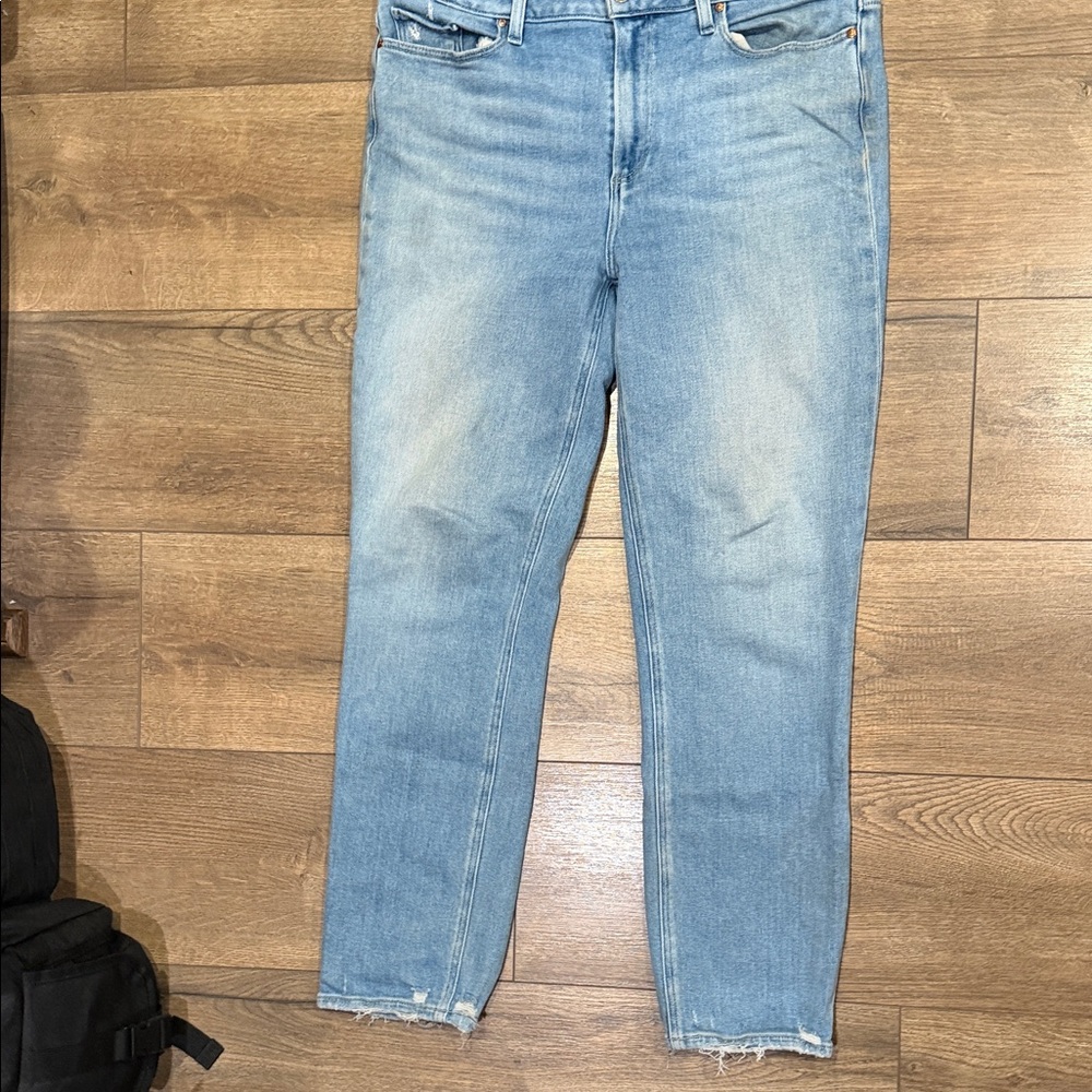 PAIGE Light Wash Denim Jeans